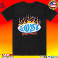 Lost Enterprises Flamer Logo Boxy Chocolate Snow T-shirt