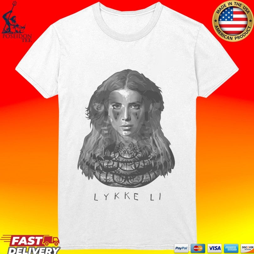 Lykke Li Noir Portrait T-shirt