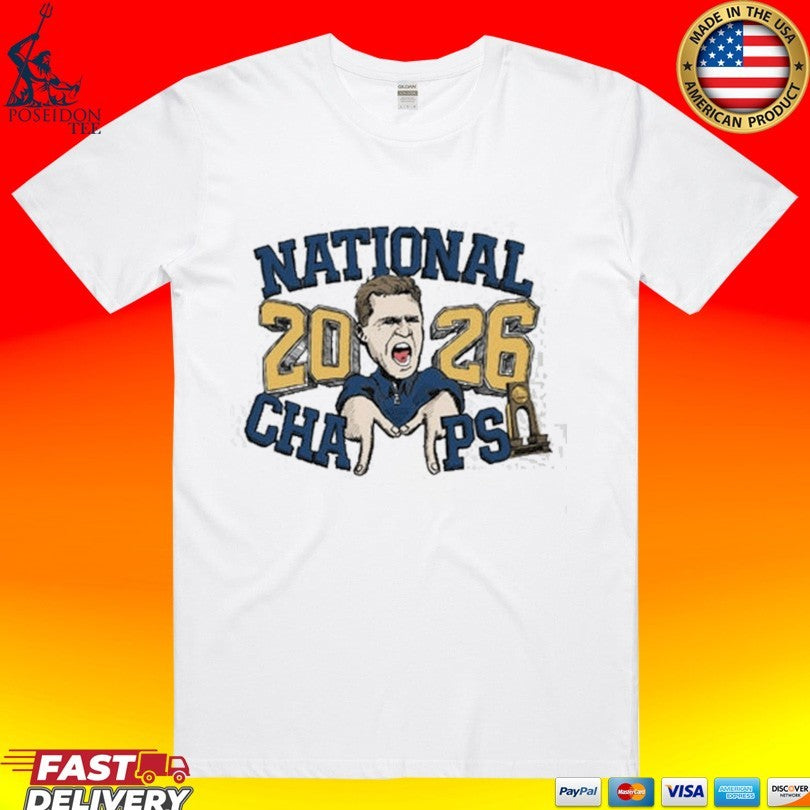 Michigan Wolverines National Champs Basketball Coach 2026 T-shirt