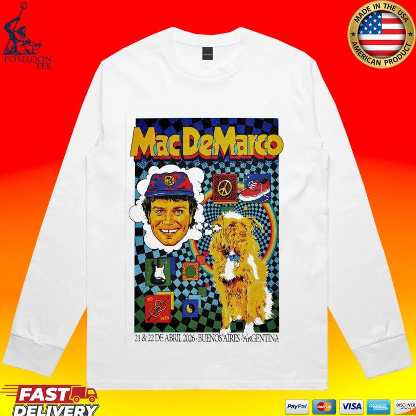 Mac Demarco Buenos Aires Argentina 4 21-4 22 2026 T-shirt