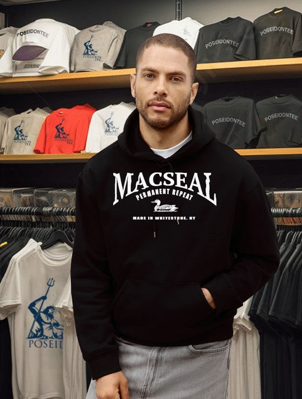 Macseal Permanent Repeat Made In Whitestone NY Duck Windbreaker T-shirt