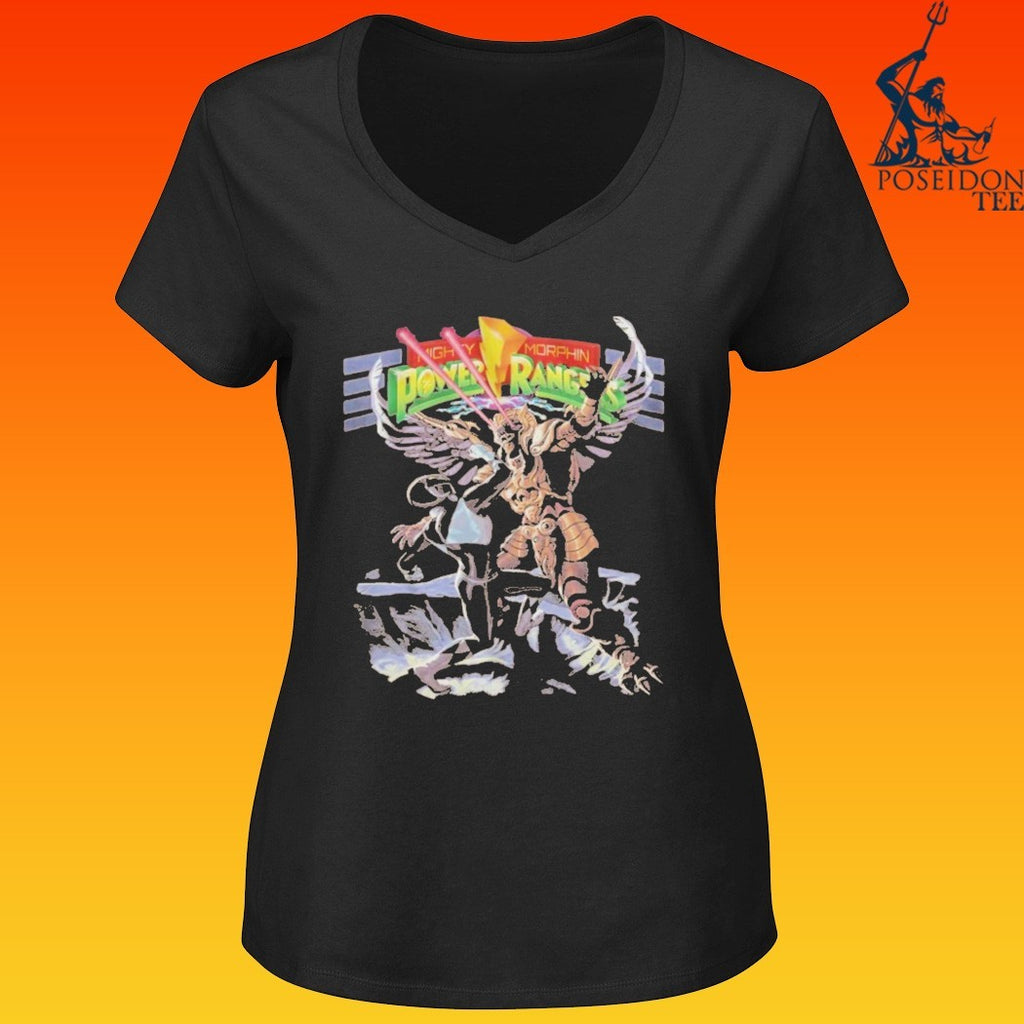 Mammoth Battle Mighty Morphin Power Rangers T-shirt