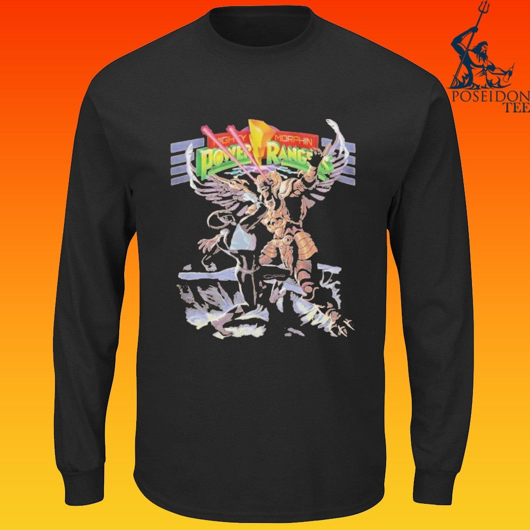 Mammoth Battle Mighty Morphin Power Rangers T-shirt