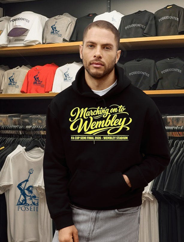 Marching On To Wembley Fa Cup Semi Final 2026 Wembley Stadium T-shirt
