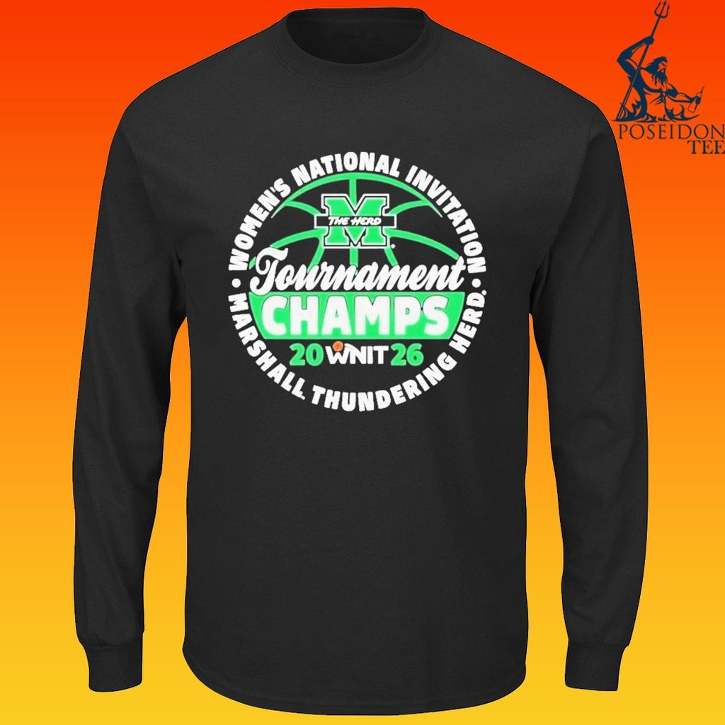 Marshall Thundering Herd 2026 Women’s National Invitation Tournament Champions T-shirt