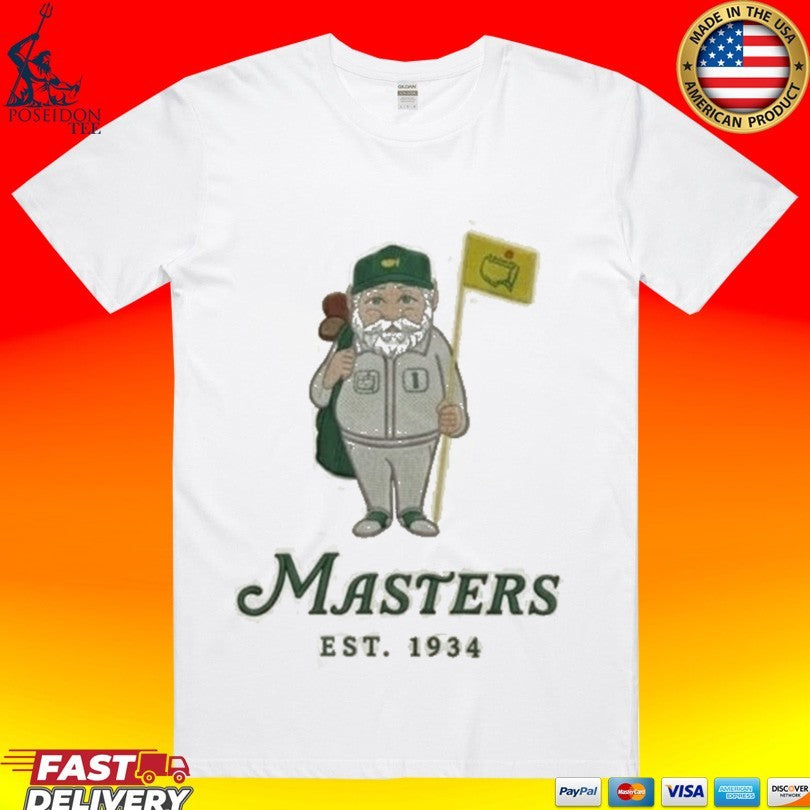 Masters Golf Gnome Est 1934 T-shirt
