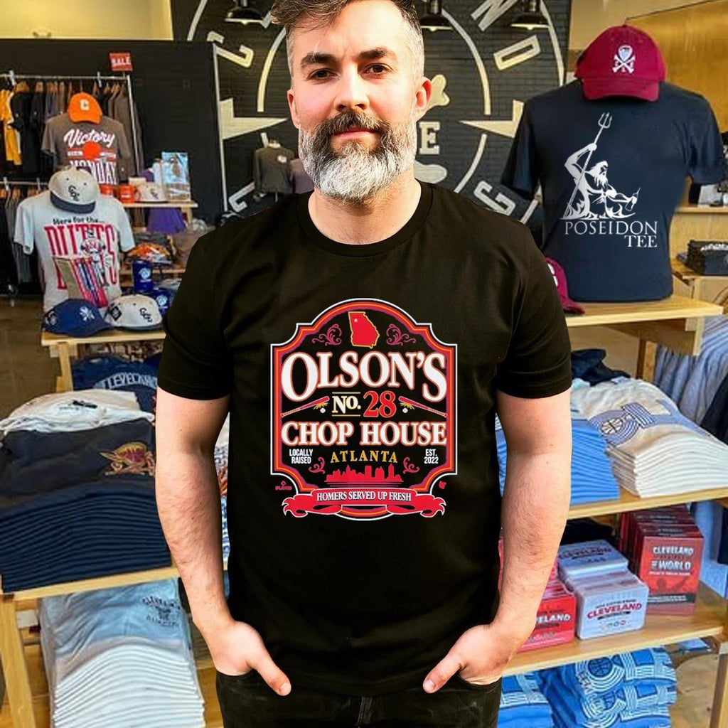 Matt Olson’s Chop House No 28 Atlanta Homers Served Up Fresh T-shirt