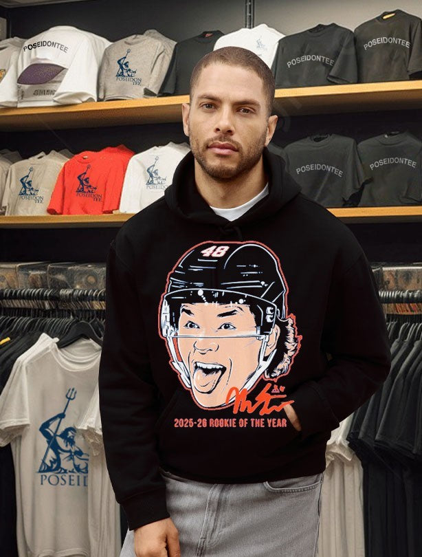 Matthew Schaefer Roty Swag Head 2025-26 Rookie Of The Year T-shirt