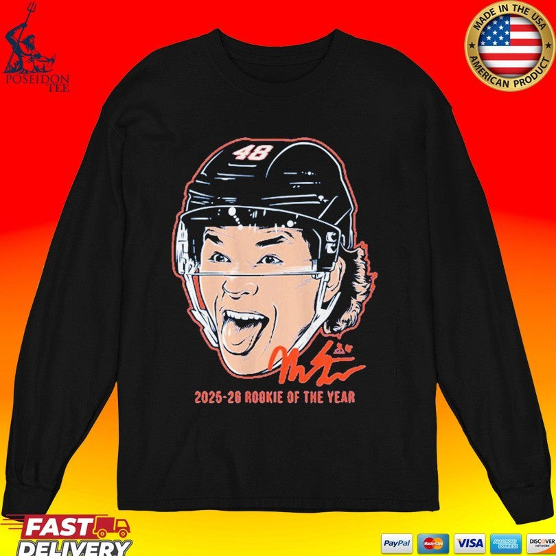 Matthew Schaefer Roty Swag Head 2025-26 Rookie Of The Year T-shirt