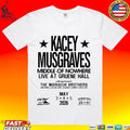 May 03 2026 Kacey Musgraves Gruene Hall, New Braunfels Tx T-shirt