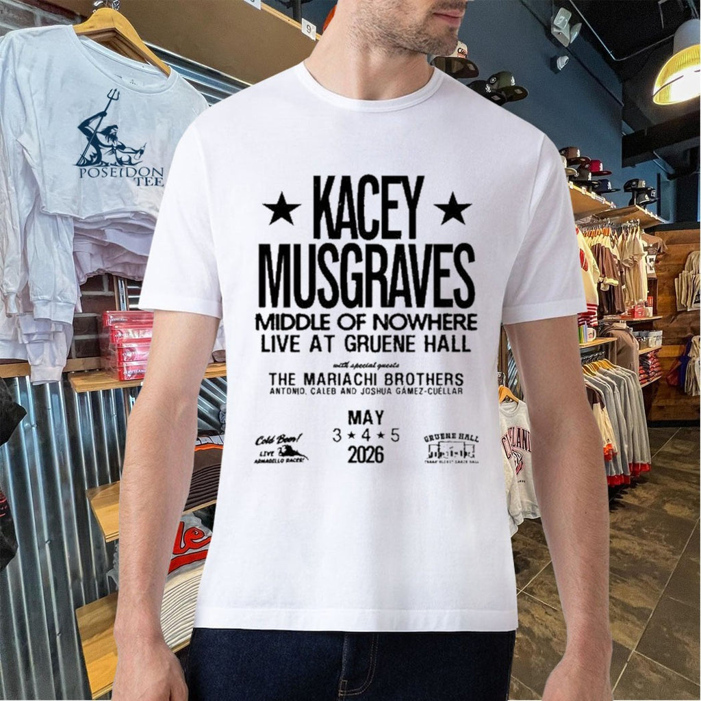 May 03 2026 Kacey Musgraves Gruene Hall, New Braunfels Tx T-shirt