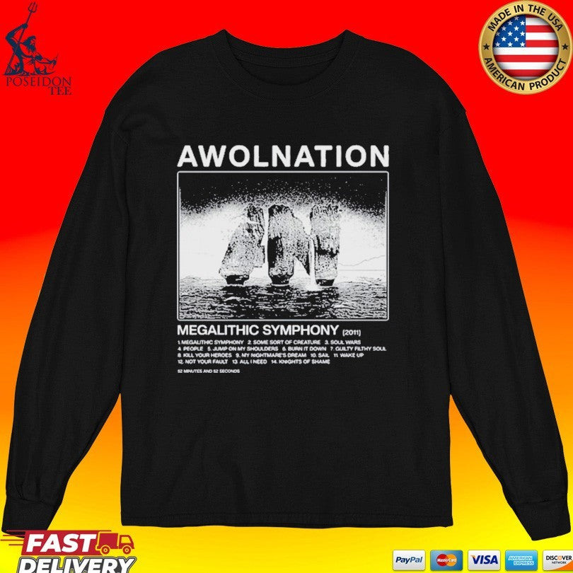 Megalithic Symphony 15th Anniversary Awolnation T-shirt