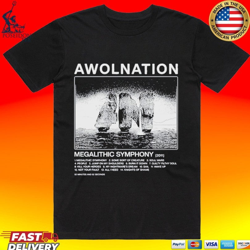 Megalithic Symphony 15th Anniversary Awolnation T-shirt