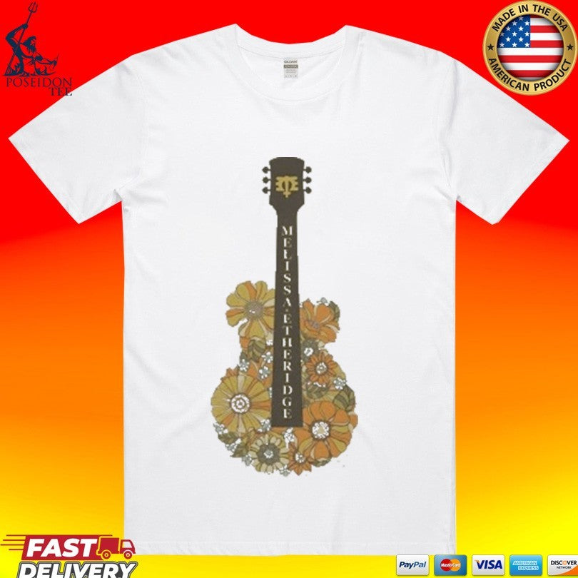 Melissa Etheridge Flower Guitar T-shirt