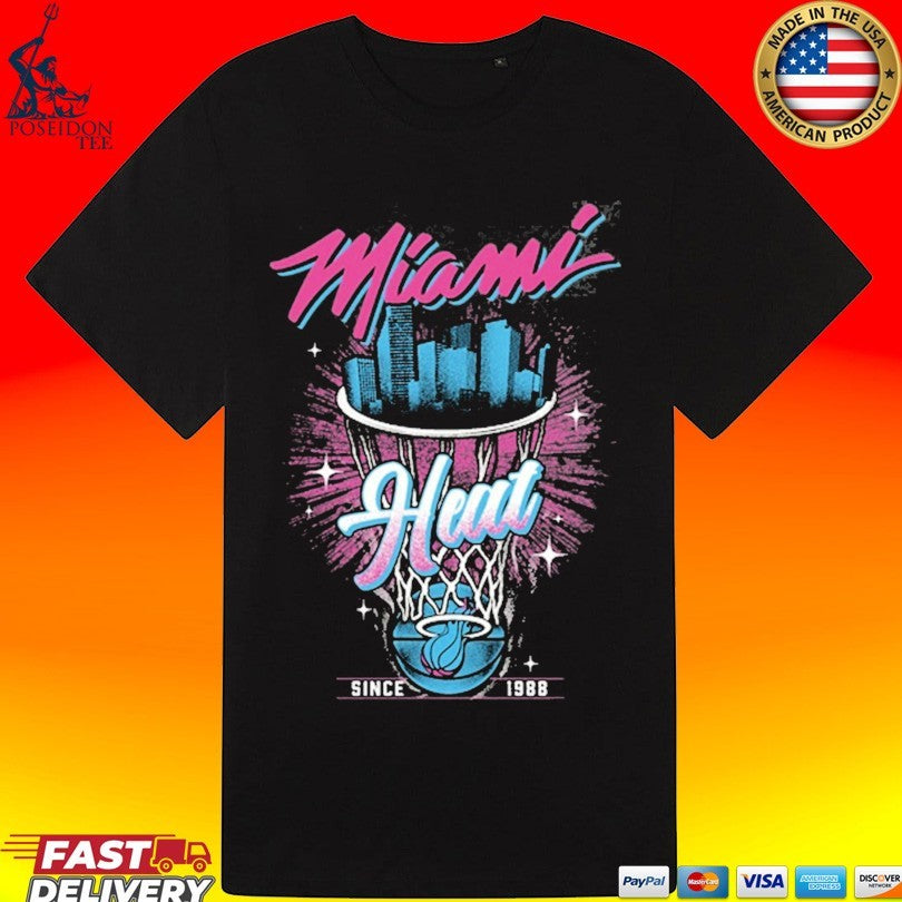 Miami Heat Original Vice Retro Youth Since 1988 T-shirt