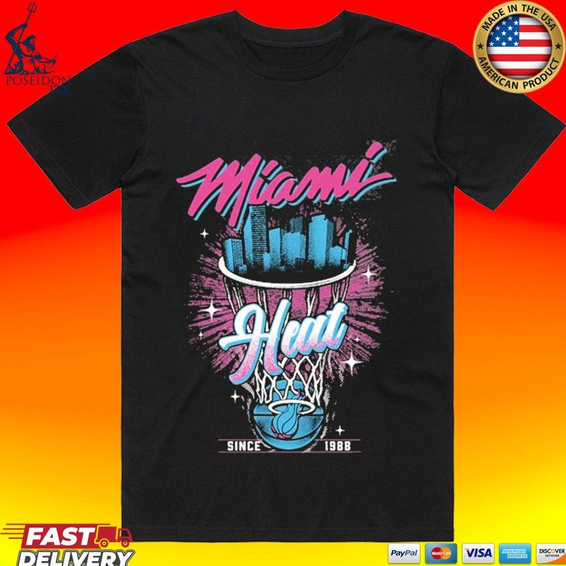 Miami Heat Original Vice Retro Youth Since 1988 T-shirt