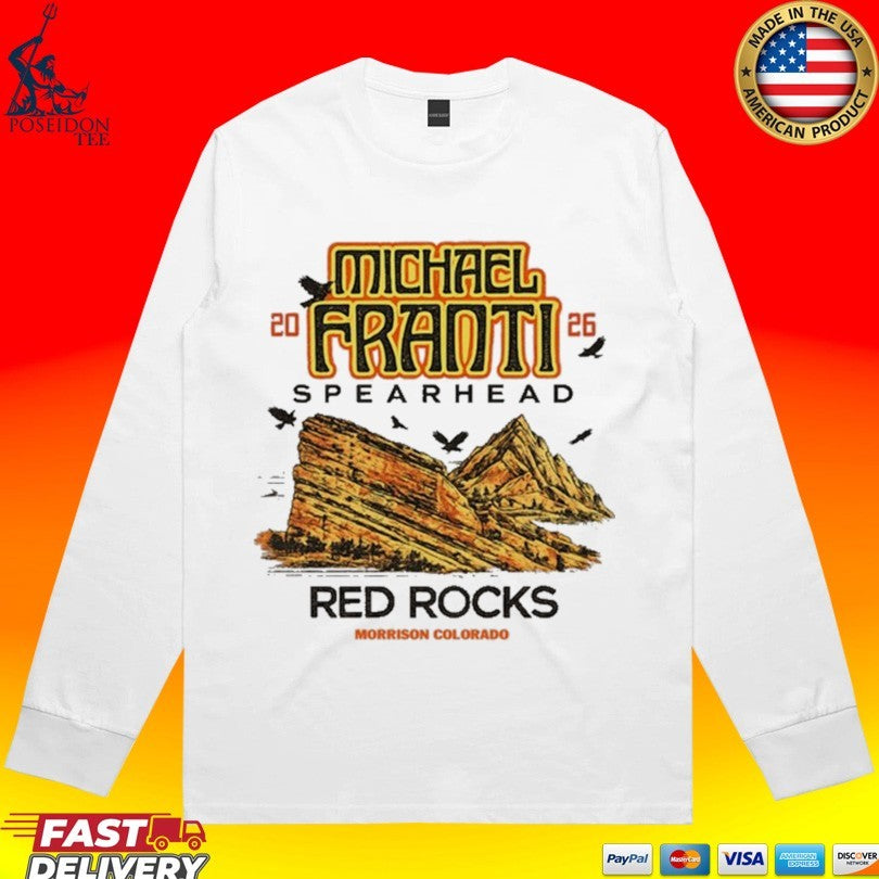 Michael Franti Toru 2026 Red Rocks T-shirt