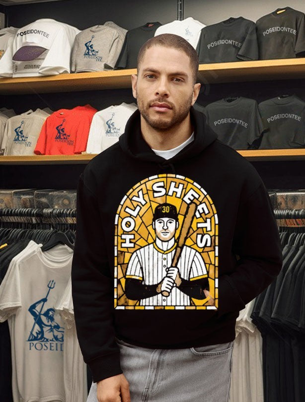 Michael King Wearing Gavin Sheets Holy Sheets Padres T-shirt