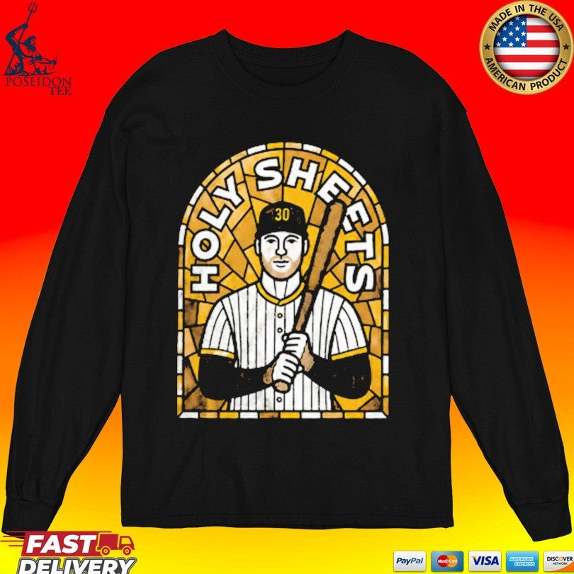 Michael King Wearing Gavin Sheets Holy Sheets Padres T-shirt
