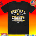 Michigan Wolverines #1 Men’s Basketball National Championship 2026 T-shirt