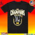 Michigan Wolverines 2026 Men’s Basketball National Champions Net T-shirt