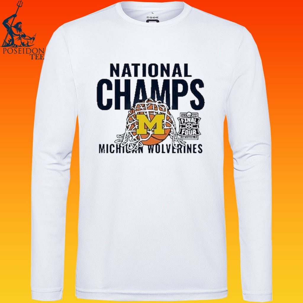 Michigan Wolverines Grey 2026 Men’s Basketball National Champions T-shirt