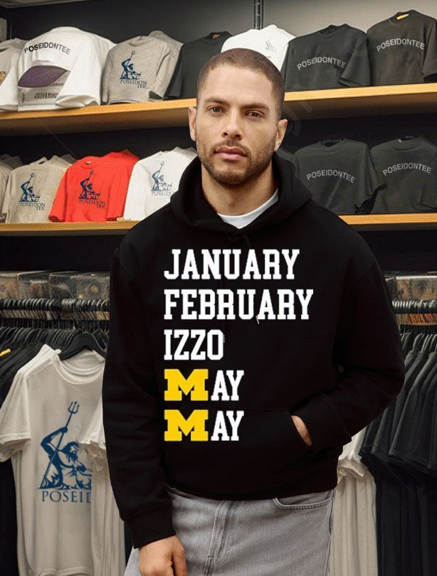 Michigan Wolverines January February May Izzo May Months T-shirt