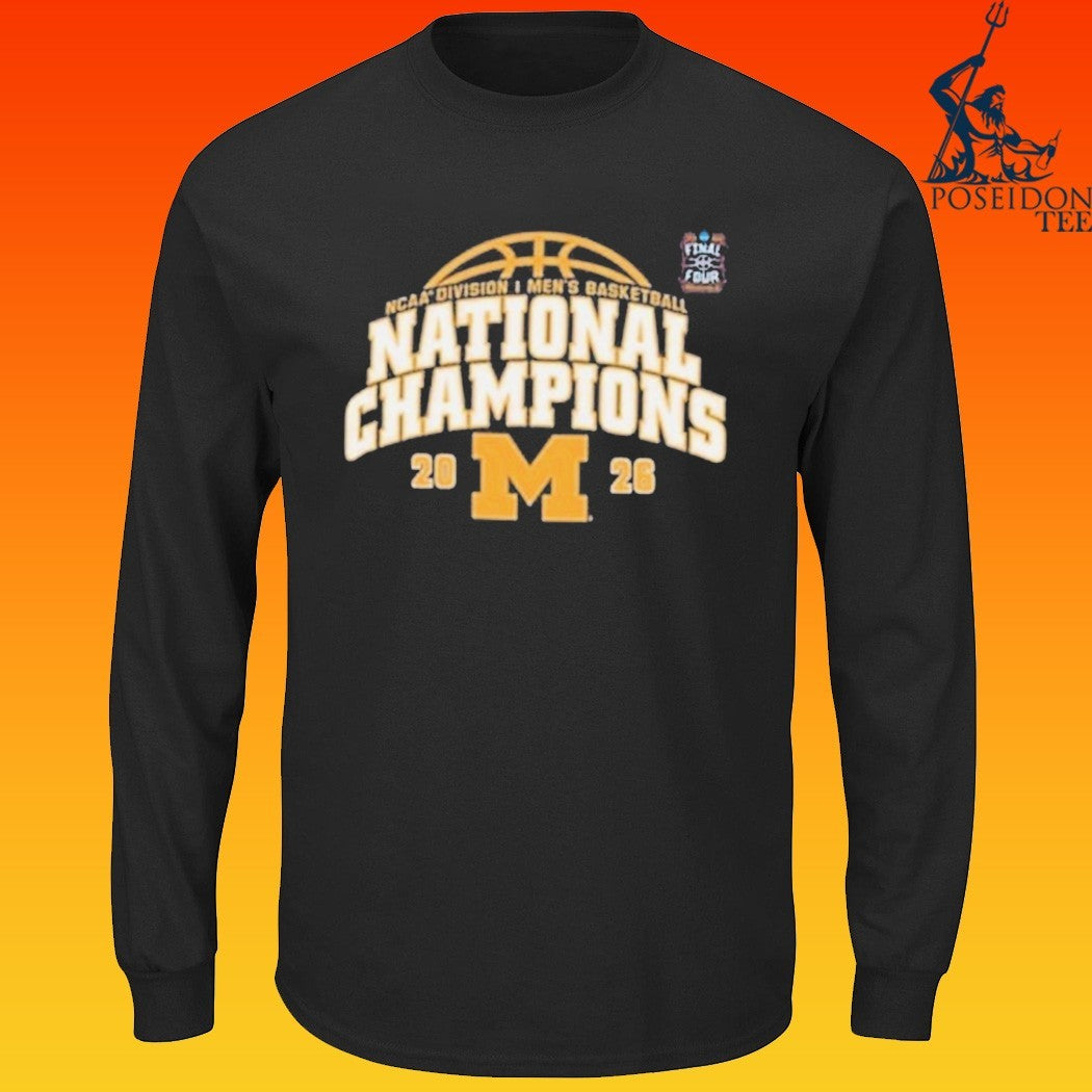 Michigan Wolverines MBB National Champs 2026 Jersey T-shirt