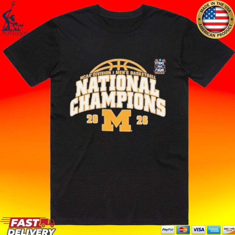 Michigan Wolverines MBB National Champs 2026 Jersey T-shirt