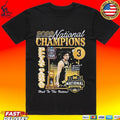 Michigan Wolverines Men’s Basketball Campus Ink 2026 National Champion #3 Elliot Cadeau T-shirt