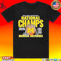 Michigan Wolverines Men’s Basketball National Champions Cut Net T-shirt