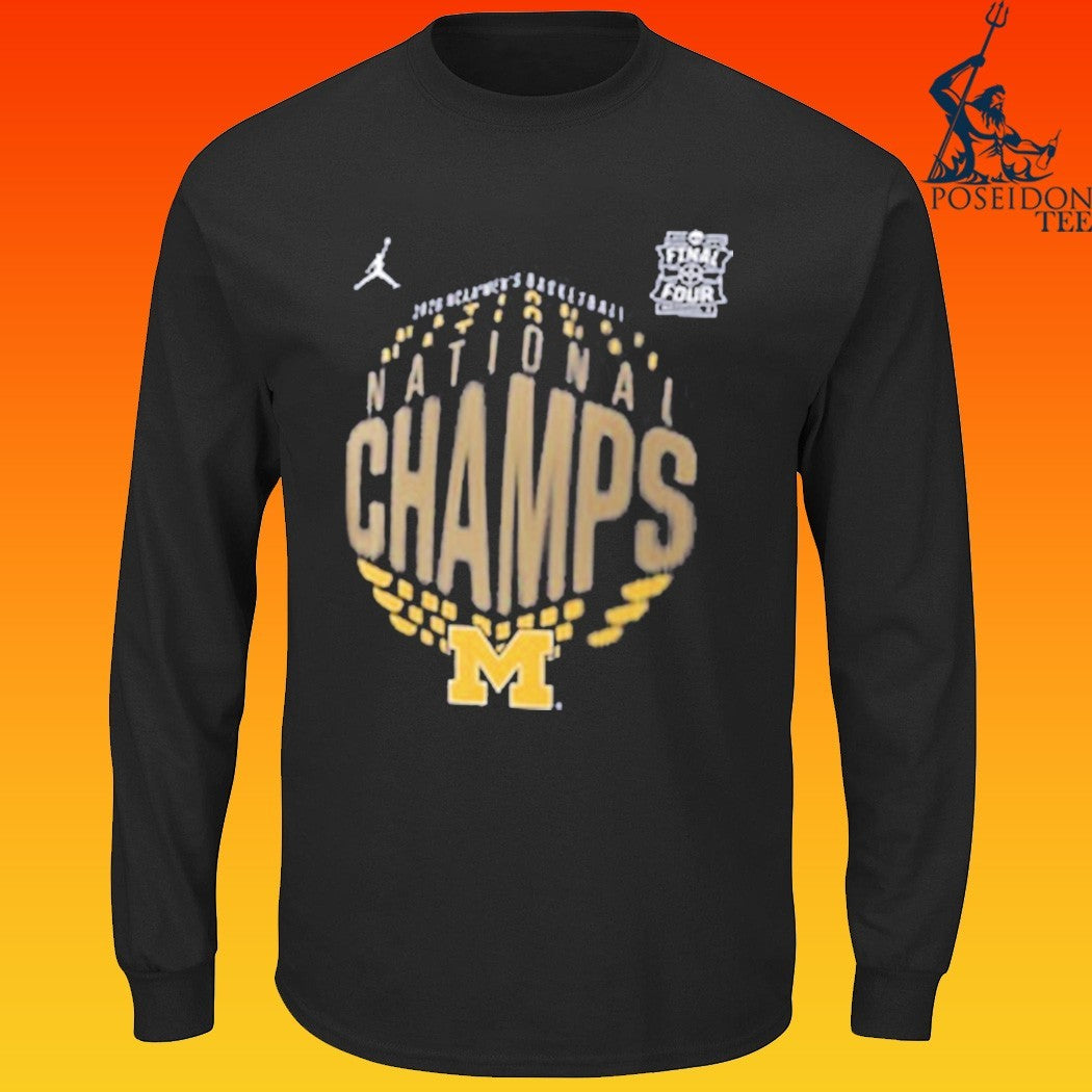 Michigan Wolverines Men’s Basketball National Champions Youth Locker Room T-shirt