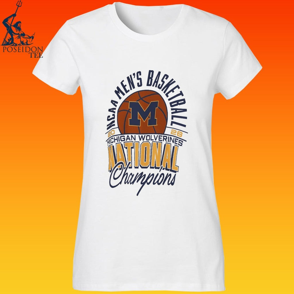 Michigan Wolverines Pressbox Women’s 2026 NCAA Men’s Basketball National Champions Janise T-shirt