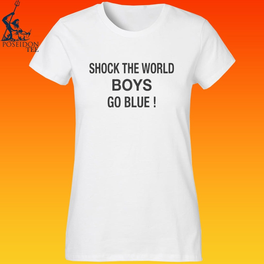 Michigan Wolverines Shock The World Boys Go Blue T-shirt