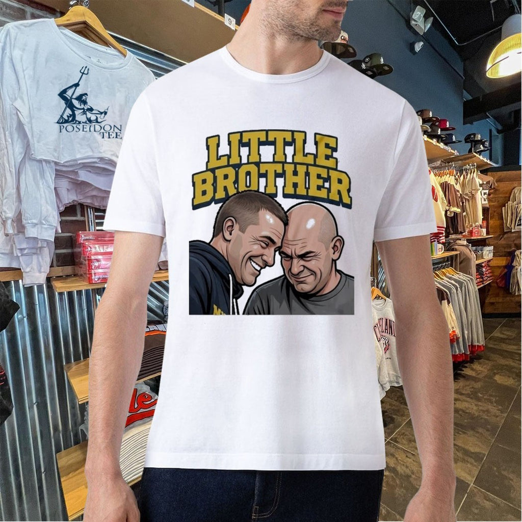 Michigan Wolverines Vs Uconn Huskies Dusty May And Dan Hurley Funny Little Brother T-shirt