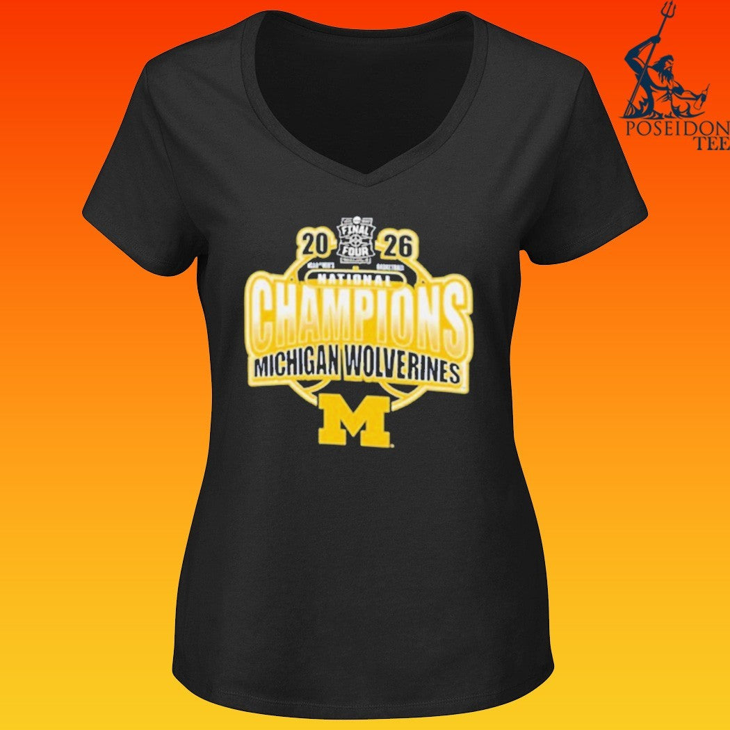 Michigan Wolverines Youth 2026 Men’s Basketball National Champions T-shirt