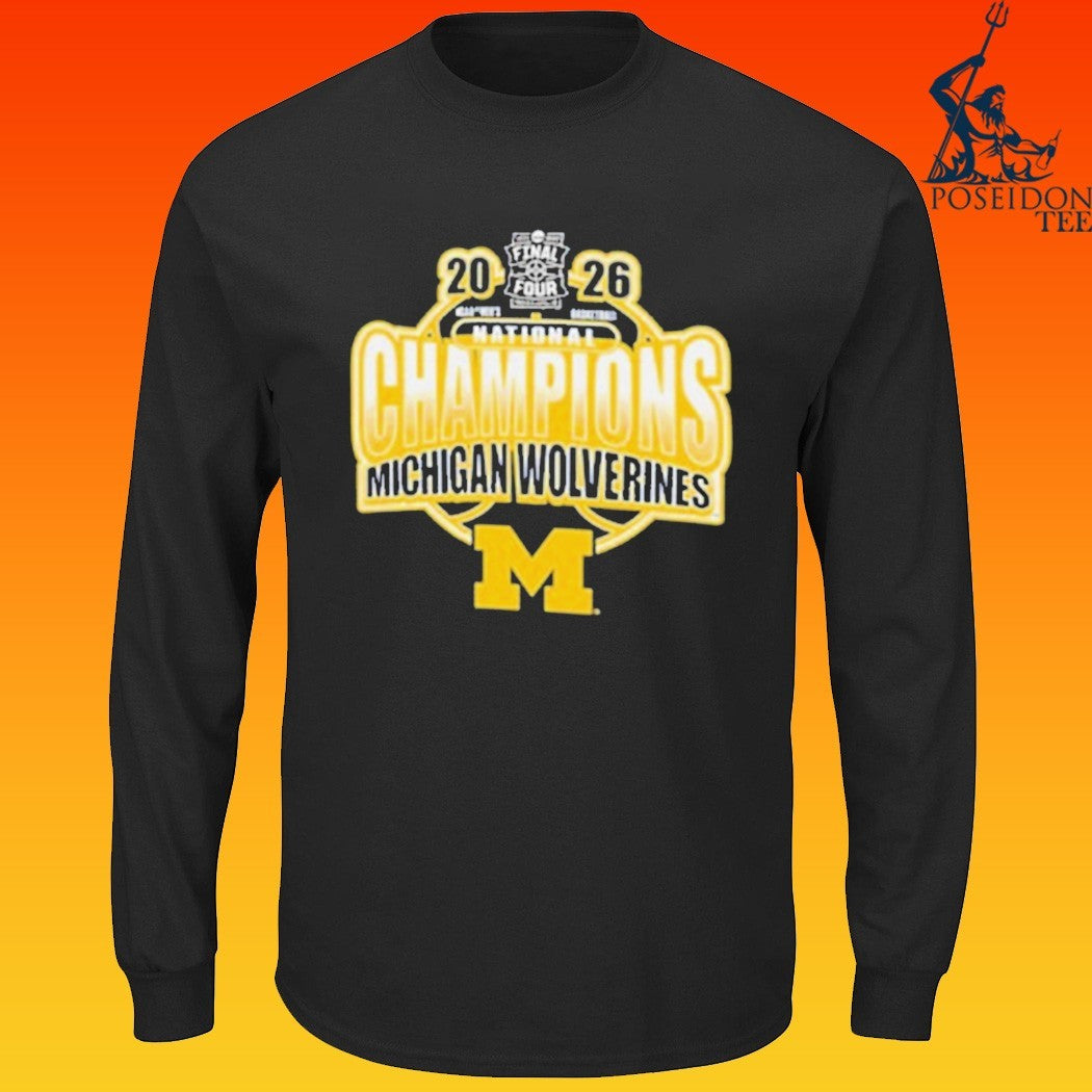 Michigan Wolverines Youth 2026 Men’s Basketball National Champions T-shirt
