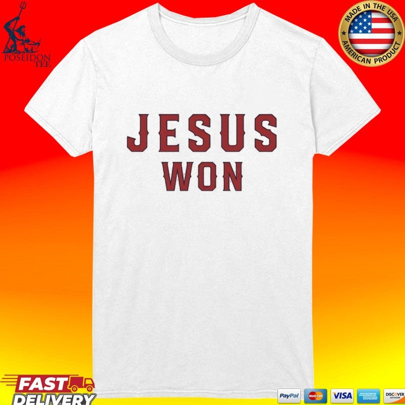 Mike Trout Jesus Won Los Angeles Angels T-shirt