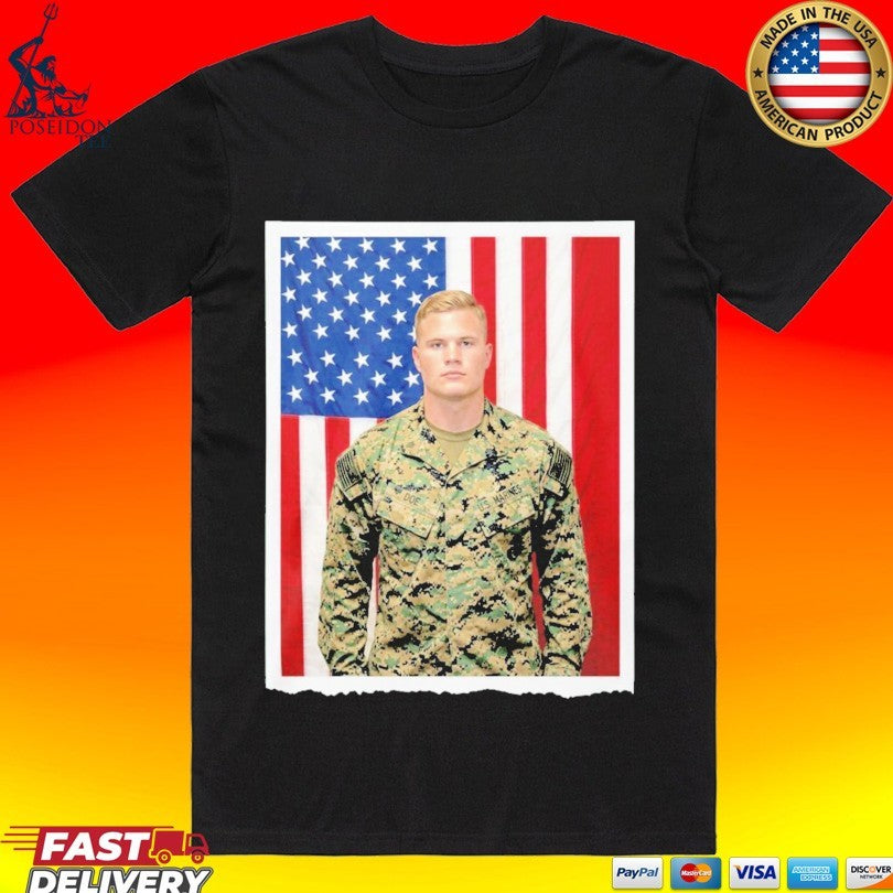 Military Navy Flag Zach Bryan T-shirt
