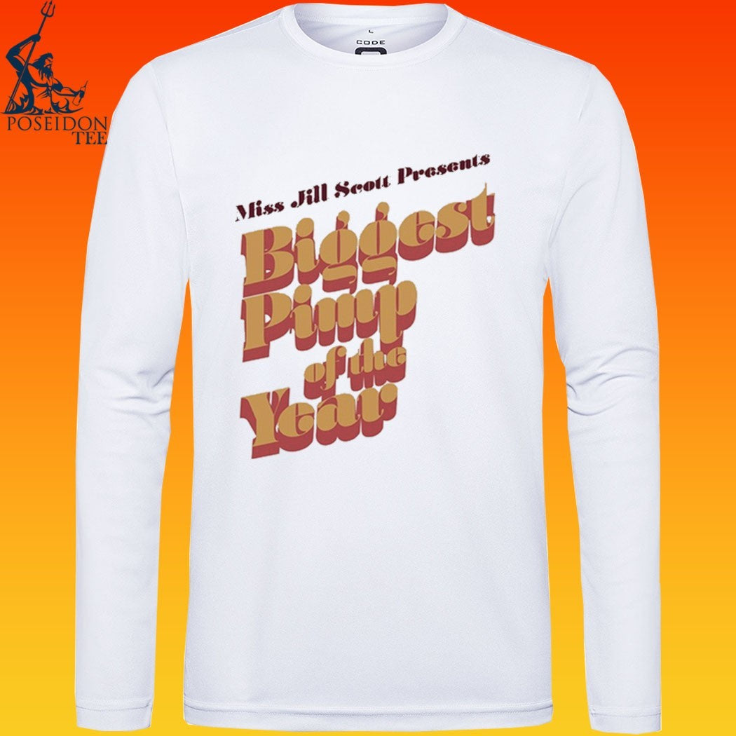 Miss Jill Scott Presents Biggest Pimp Of The Year Ringer T-shirt