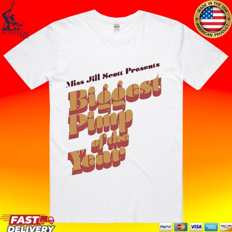 Miss Jill Scott Presents Biggest Pimp Of The Year Ringer T-shirt