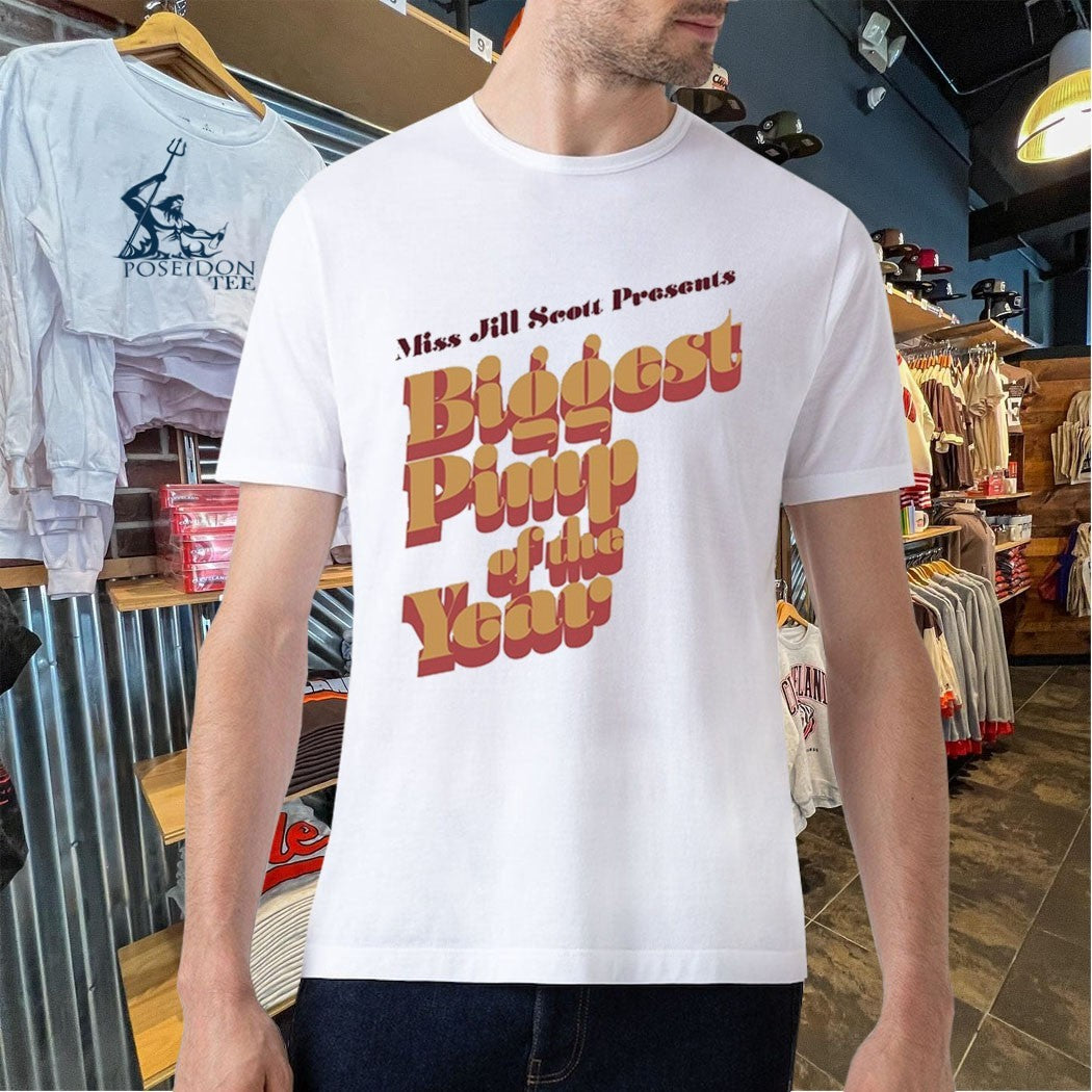 Miss Jill Scott Presents Biggest Pimp Of The Year Ringer T-shirt