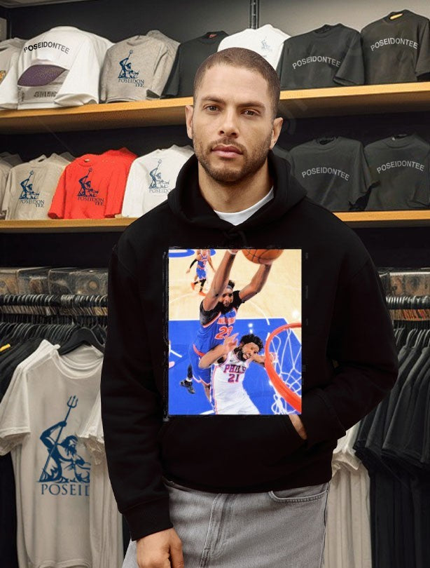 Mitchell Robinson Dunking On Joel Embiid T-shirt