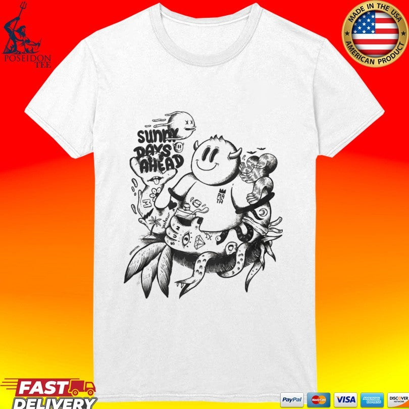 Monsters Sunny Days Ahead T-shirt