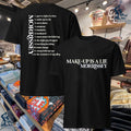 Morrissey Tracklist Make-up Is A Lie T-shirt