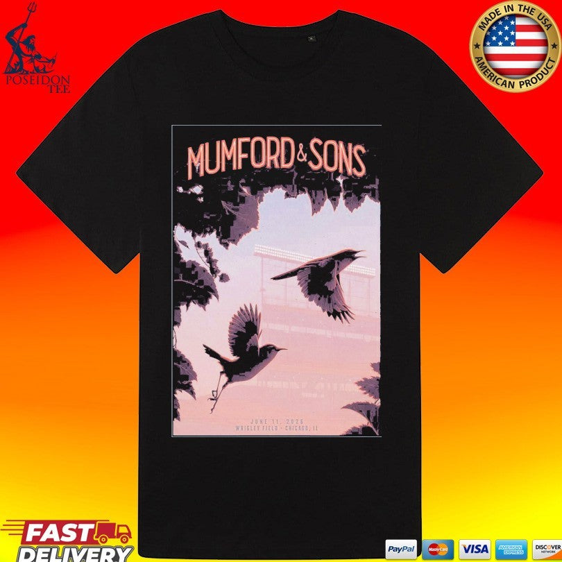 Mumford And Sons Chicago Il 6 11 2026 T-shirt