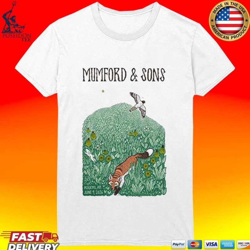 Mumford And Sons In Rogers Ar On June 9 2026 T-shirt