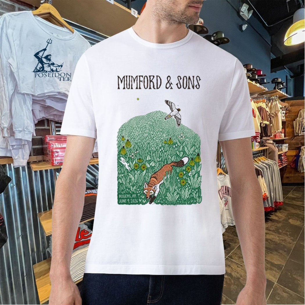 Mumford And Sons In Rogers Ar On June 9 2026 T-shirt
