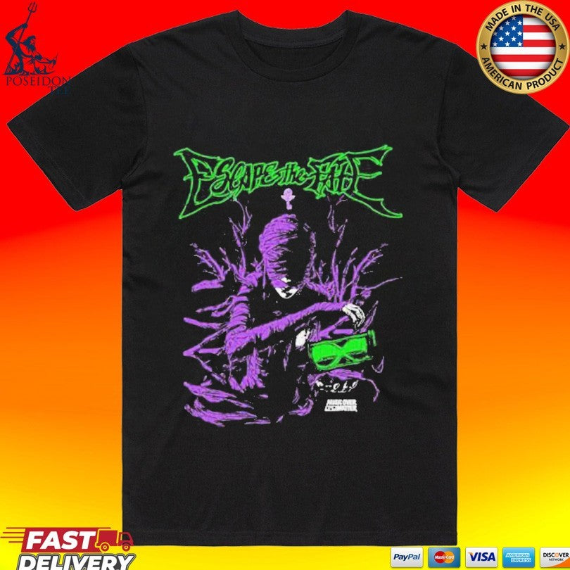 Music Over Matter Escape The Fate X Music Over Matter Collab T-shirt