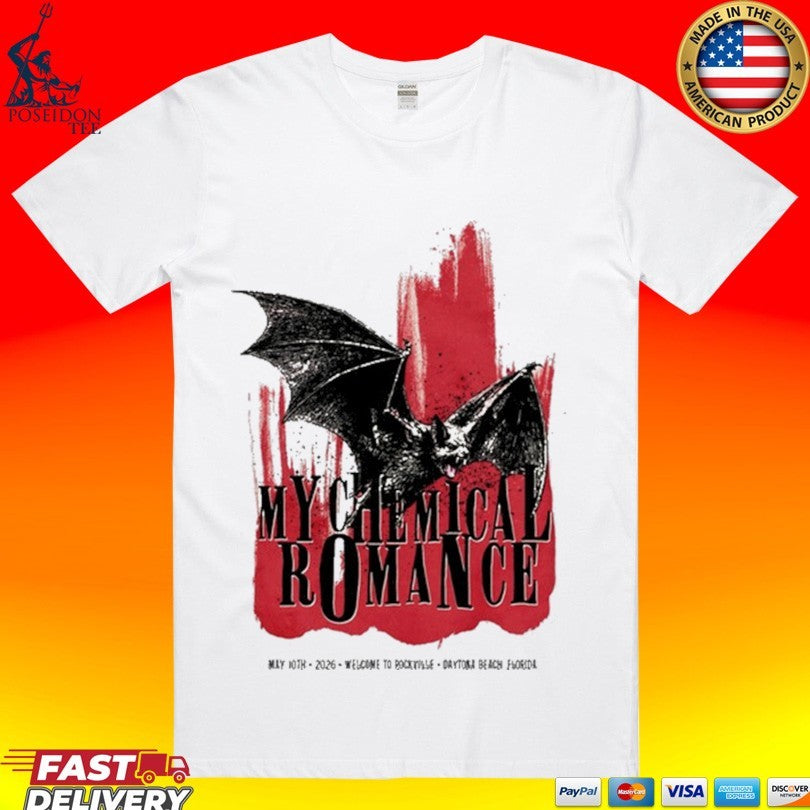 My Chemical Romance Daytona Beach Fl 5 10 2026 T-shirt